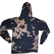 Load image into Gallery viewer, Black Tie Dye Hoodie