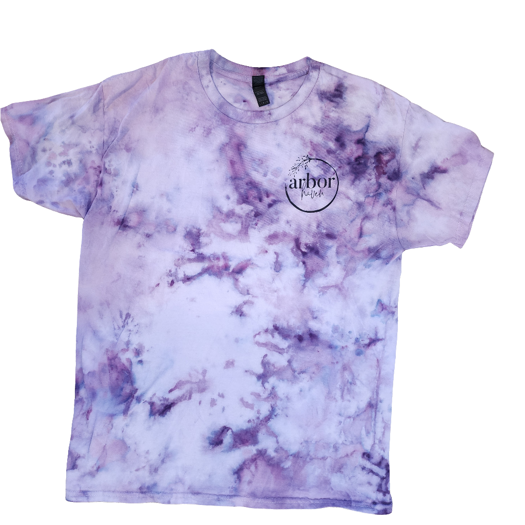 Purple Tie Dye T-Shirt - Main Image
