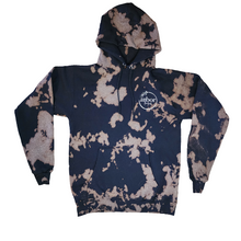 Load image into Gallery viewer, Black Tie Dye Hoodie
