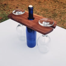 Load image into Gallery viewer, Walnut Wine Caddy